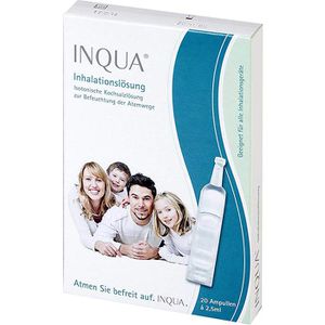 INQUA Inhalationslösung NaCl 502G0001, Ampullen, 2,5ml, 20 Stück