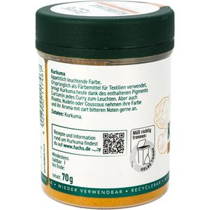 Produktbild für Kurkuma Fuchs Premium Qualität, im Streuer