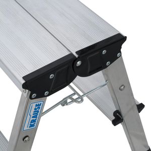 Produktbild für Klapptritt Krause Rolly, 130068, aus Aluminium