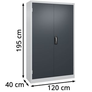 Produktbild für Werkzeugschrank CP-Möbel 8930-052, aus Metall, grau/anthrazit