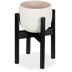 Blumenständer Relaxdays 10028821, schwarz