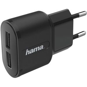 USB-Ladegerät Hama 183227, 12W, 2,4A