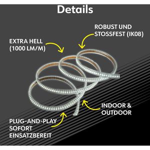 Produktbild für Lichtschlauch Müller-Licht LED, kaltweiß