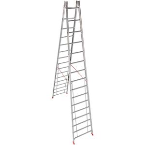 Produktbild für Stehleiter Euroline Nr. 305, 3055116, beidseitig begehbar