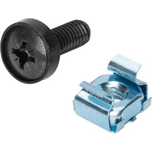 Käfigmuttern Digitus DN-19 SET, Stahl, M6