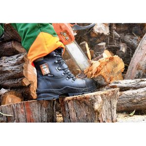 Produktbild für Schnittschutzstiefel COFRA POWER, schwarz, S3