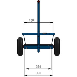 Produktbild für Handwagen Fetra 4091L, mit Plattform
