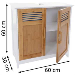 Produktbild für Waschbeckenunterschrank Mendler HWC-A85, 57146, stehend