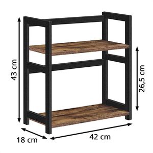 Produktbild für Küchenregal Songmics OFS046B01, vintage braun