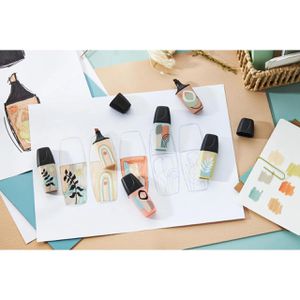 Produktbild für Textmarker Stabilo Boss MINI Naturevibes, 6 Stück