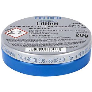 Lötfett Felder 24310010, F-SW 21, 20g