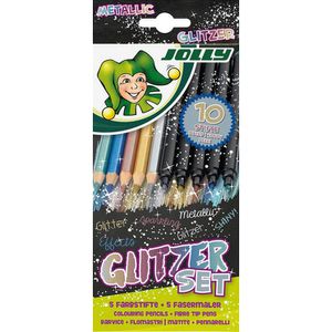 Produktbild für Malset Jolly Glitzer-Set, 3000-0517