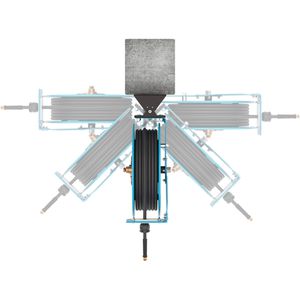 Produktbild für Druckluftschlauchtrommel Hazet 9040OS-10, 20 + 1m