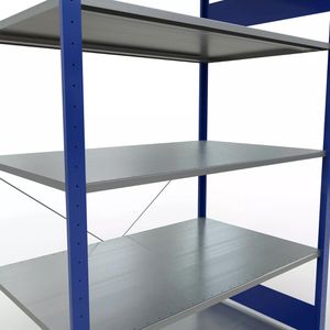 Produktbild für Schwerlastregal Schulte 12780-130-B, 5 Metallböden