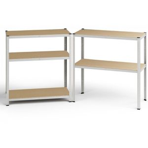 Produktbild für Schwerlastregal Monzana 101370, 5 Holzböden