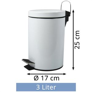 Produktbild für Mülleimer MSV 100022, weiß