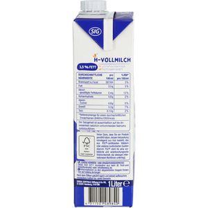 Produktbild für Milch Gut&amp;Günstig H-Vollmilch, Fettgehalt 3,5%