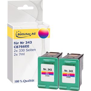 Produktbild für Tinte Böttcher-AG für HP 343, C8766EE