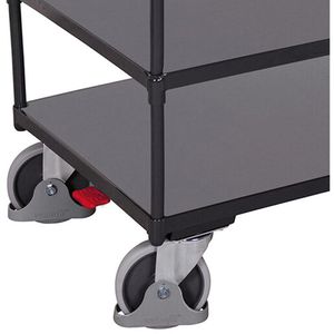 Produktbild für Tischwagen VARIOfit sw-800.600/AG, Metall &amp; Holz