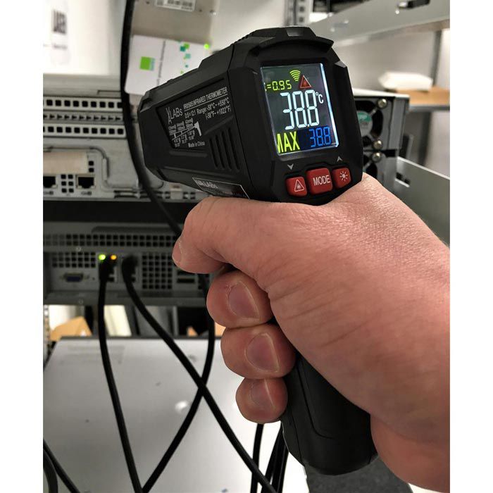 VA LABs Infrarot-Thermometer IR0510 - Messbereich -50°C Bis +800°C