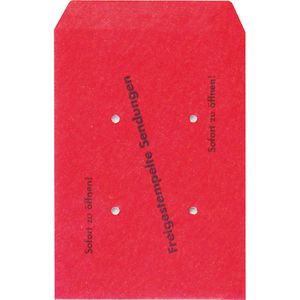 Versandtaschen Mailmedia B4, rot, Freistempler