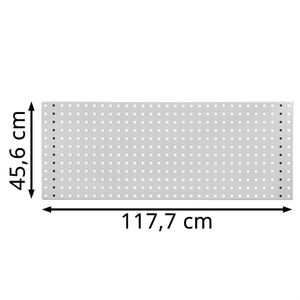 Produktbild für Werkzeugwand ADB 23003, lichtgrau, aus Metall
