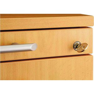 Produktbild für Rollcontainer Hammerbacher Solid, Holz, nussbaum