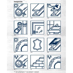 Produktbild für Reifenmarker Lyra Profi 4950, weiß