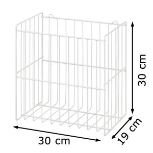 Produktbild für Abfallkorb Satino 330100, weiß