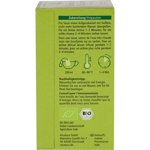 Produktbild für Tee Alnatura Grüner Tee Darjeeling demeter, BIO