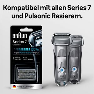 Produktbild für Scherkopf Braun 70S (9000 Series) Kombipack silber