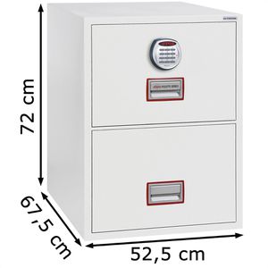 Produktbild für Hängeregisterschrank Phoenix FS2252E, feuerfest