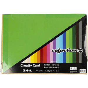 Produktbild für Tonpapier Colortime Tonkarton, A3