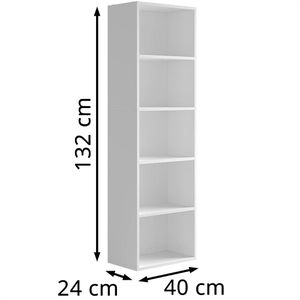 Produktbild für Bücherregal Vicco Bob, weiß