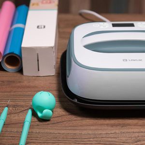 Produktbild für Transferpresse LOKLiK Easy Heat Press, blau