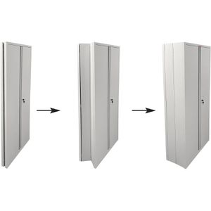 Produktbild für Aktenschrank Phoenix SCF1891GGK, Metall, faltbar