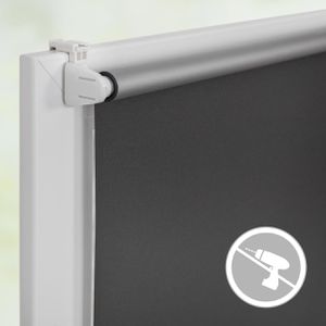 Produktbild für Rollo Lichtblick Klemmfix, verdunkelnd, anthrazit