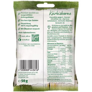 Produktbild für Kürbiskerne Kluth naturbelassen, schalenlos