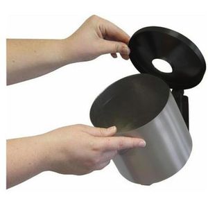 Produktbild für Aschenbecher TKG Rondo Junior, silber, für Outdoor