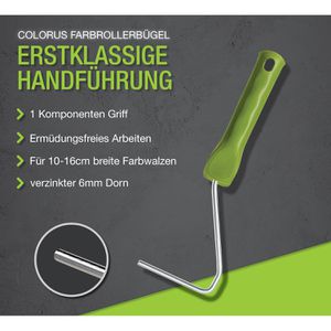 Produktbild für Farbroller Colorus Gelb-Streif, Polyacryl, 10cm