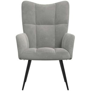 Produktbild für Loungesessel vidaXL 328073, hellgrau