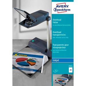Produktbild für Inkjetfolien Zweckform 2504, transparent, A4