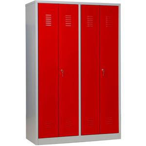 Spind G-Office WRC/4.18117.V2, Doppelspind, rot