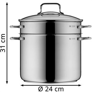 Produktbild für Kochtopf WMF Nudeltopf, mit Siebeinsatz, 7 Liter