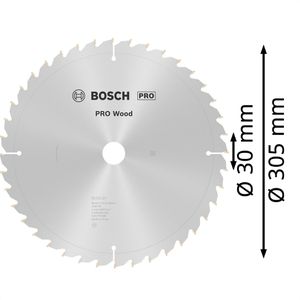 Produktbild für Kreissägeblatt Bosch PRO Wood, 2608640440
