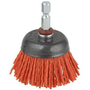 Drahtbürste Wolfcraft 1505000, gewellt, Topfbürste