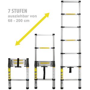 Teleskopleiter Eaxus 89140, Länge 2m