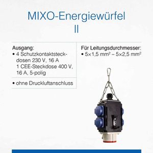 Produktbild für Hängeverteiler as-Schwabe Mixo II, IP44 für außen