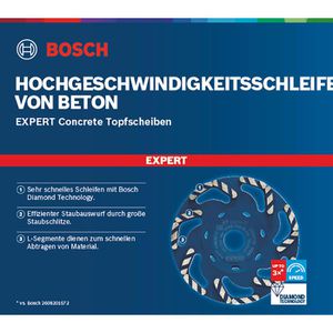 Produktbild für Diamantschleiftopf Bosch Expert Concrete