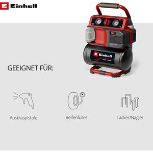 Produktbild für Kompressor Einhell TE-AC 18/75 Li OF-Solo, 69 dB(A), 18V